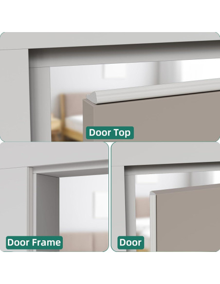 Burlete Aislante Vannesse 196" Blanco para Puertas y Ventanas