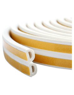 Sello de puerta PRUGNA 20 pies goma autoadhesiva blanca