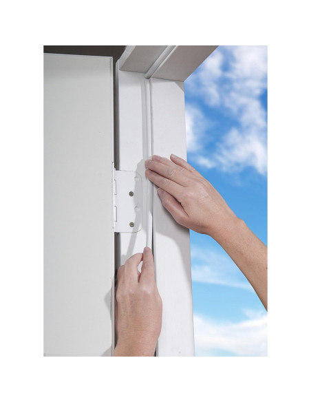 Sello de puerta PRUGNA 20 pies goma autoadhesiva blanca