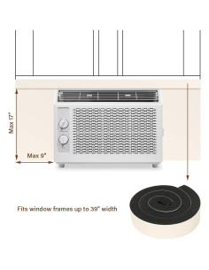 Paneles de Aislamiento para Aire Acondicionado BEWAVE - 2 Paquetes 2