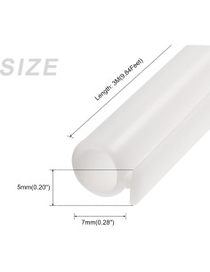 Burlete de Silicona METALLIXITY 7mm x 3m para Puertas y Ventanas 2