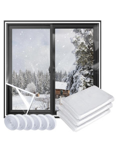 Kit Aislamiento de Ventana Shackcom 3 Piezas 120x160 cm PVC