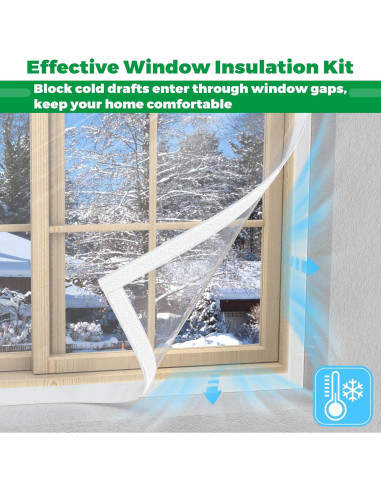 Kit de Aislamiento de Ventanas Forestchill 160x160cm Reutilizable