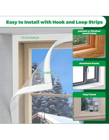 Kit de Aislamiento de Ventanas Forestchill 160x160cm Reutilizable