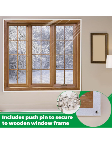 Kit de Aislamiento de Ventanas Forestchill 160x160cm Reutilizable