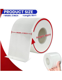 Cinta de Sellado de Ventanas Birllaid Blanca 30.18 m Impermeable 2