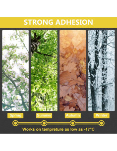 Burlete ZWZIOO para Ventanas y Puertas 1.2cm x 60m Transparente 2