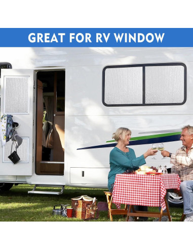 Aislante de Ventana RV Supkiir 300x40cm Doble Cara Reflectante