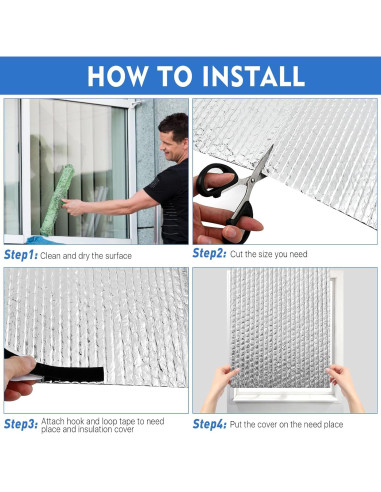 Aislante de Ventana RV Supkiir 300x40cm Doble Cara Reflectante