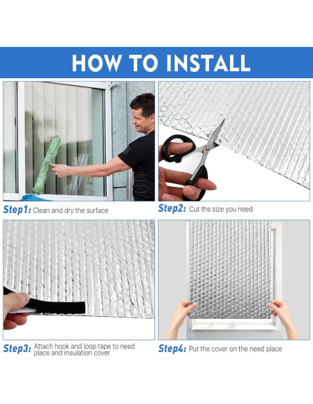 Aislante de Ventana RV Supkiir 300x40cm Doble Cara Reflectante