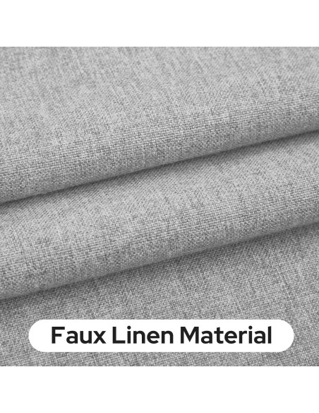 Cortina Blackout HOMEIDEAS 30x101 cm Gris Claro Aislante