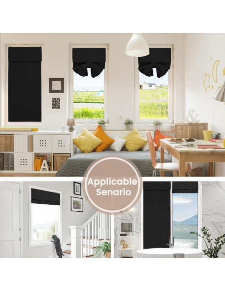 Cortina de Puerta Vatge 20x91 cm Aislante Térmico Negra