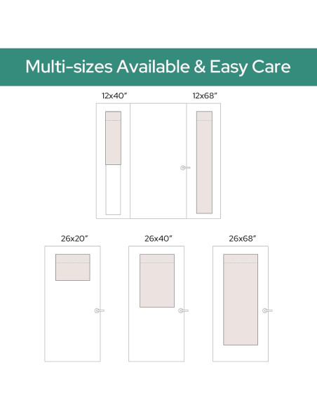 Cortina Blackout HOMEIDEAS 30x101 cm Gris Claro Aislante