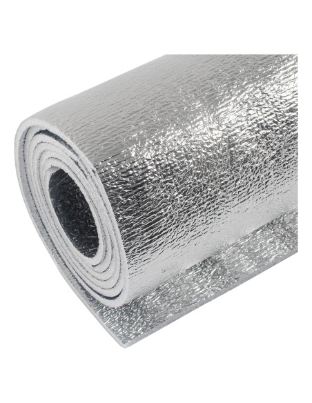 Barrera Radiante Aislante de Espuma Halero 1m x 2m Doble Cara Barrera Radiante Aislante de Espuma Halero 1m x 2m Doble Cara