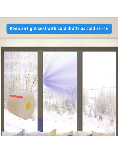 Cinta de Sellado de Ventanas Wensskku 50.29m Transparente