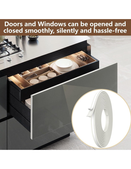 Sello de Burlete en Cuña moonoom 299.72cm Aislamiento Blanco