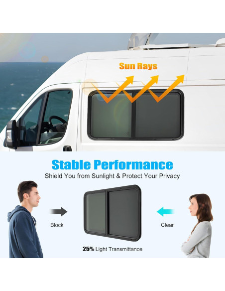 Ventana Deslizante Horizontal 110x59cm AOLIU para RV Ventana Deslizante Horizontal 110x59cm AOLIU para RV