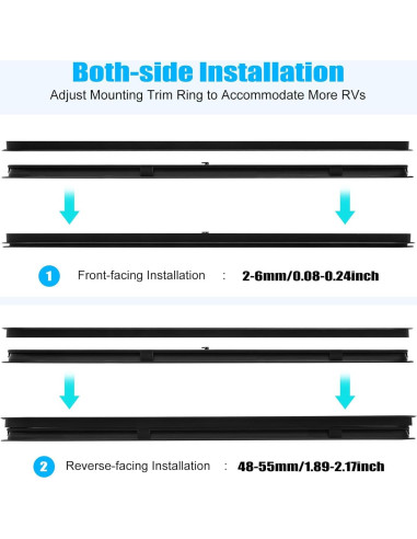 Ventana Deslizante Horizontal 110x59cm AOLIU para RV