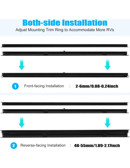Ventana Deslizante Horizontal 110x59cm AOLIU para RV Ventana Deslizante Horizontal 110x59cm AOLIU para RV