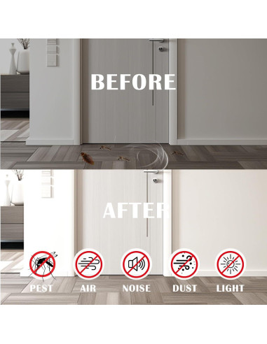 Burlete de Espuma Autoadhesiva Genérico 2.54 cm x 0.95 cm 5.03 m