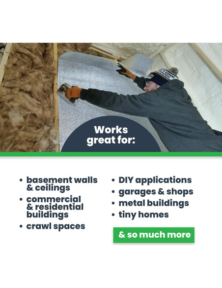 Rollo Aislamiento Burbuja EcoFoil 46.45 m 3.175mm Reflectante