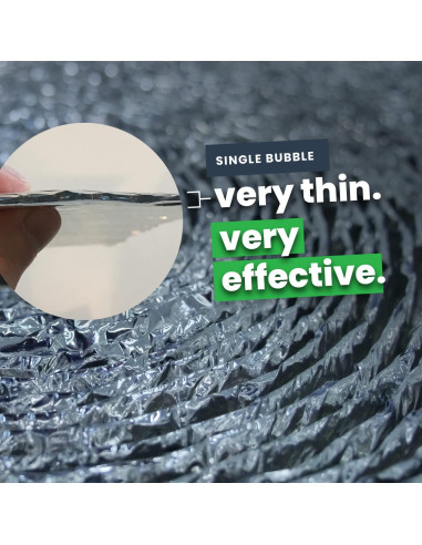 Rollo Aislamiento Burbuja EcoFoil 46.45 m 3.175mm Reflectante