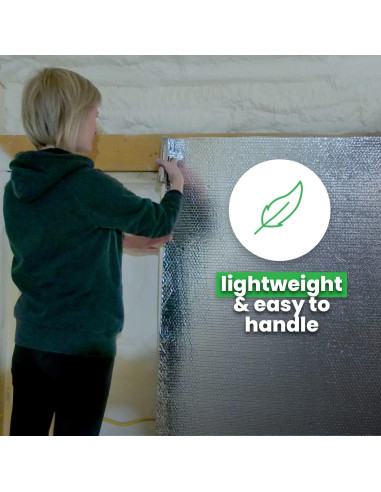 Rollo Aislamiento Burbuja EcoFoil 46.45 m 3.175mm Reflectante