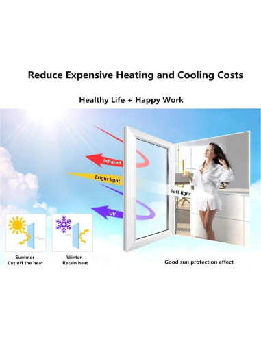 Película de Ventana Kinsolar Espejo 17.7x3.05m Anti UV