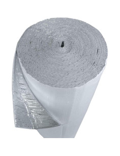 Aislante Térmico Burbuja Doble Aluminio R8 0.635cm x 30.48m 2