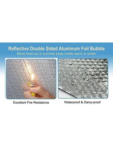 Aislamiento Térmico Doble Burbuja USEP 61 cm x 3.05 m