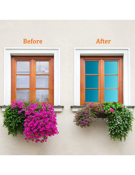 Película Reflectante de Ventana Kinsolar 61x300 cm Azul Plateado