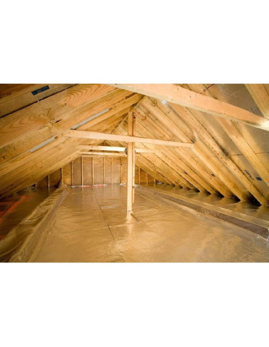 Barrera Radiante Reflectante Aislamiento Foil 1.22m x 38.1m NASA TECH