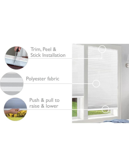 Cortina Celular Filtrante Redi Shade 76.2x162.6cm Gris