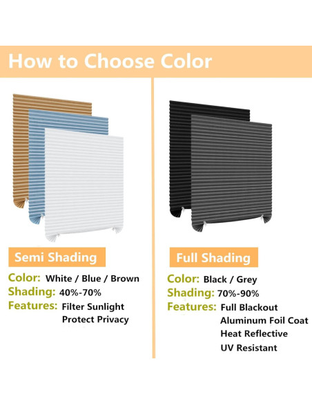 Persianas Plisadas Autoadhesivas Maritown 61x150 cm Blanco Persianas Plisadas Autoadhesivas Maritown 61x150 cm Blanco