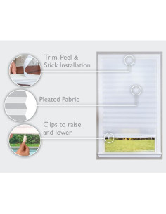 Cortina Filtrante de Luz Redi Shade 121.92x182.88 cm 2 Paquete 2