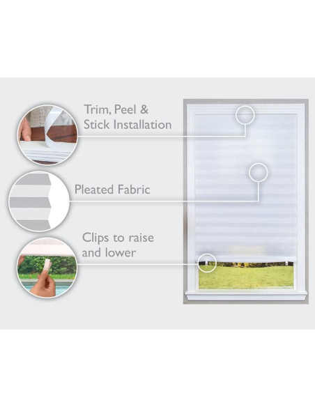 Cortina Filtrante de Luz Redi Shade 121.92x182.88 cm 2 Paquete