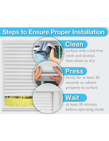 Cortina Filtrante de Luz Redi Shade 121.92x182.88 cm 2 Paquete