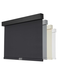 Cortina Enrollable Blackout Persilux 38.1x162.6cm Negra
