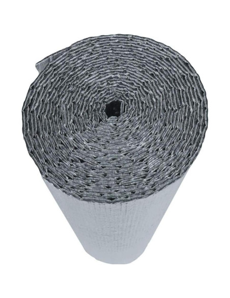 Aislamiento Foil Reflectante Doble Burbuja 1.22x15.24m US Energy