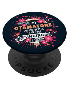 PopSocket Estándar PopSockets Otamatone Negro 0.14 kg