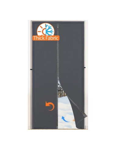 Cortina de Puerta Magnética Aislante Okayavo 91x203 cm