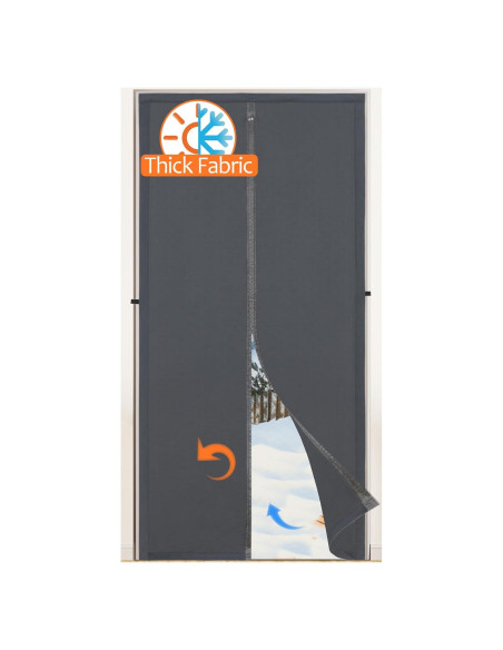Cortina de Puerta Magnética Aislante Okayavo 91x203 cm