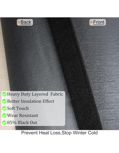 Cortina de Puerta Magnética Aislante Okayavo 91x203 cm