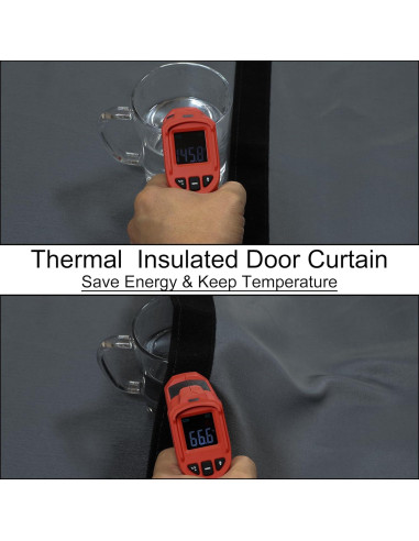Cortina de Puerta Magnética Aislante Okayavo 91x203 cm