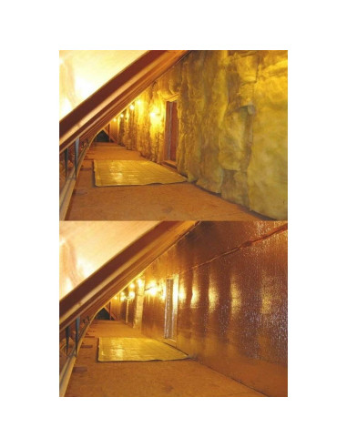 Aislamiento Radiante US Energy 134 - 2 Rollos 1.52m x 30.48m