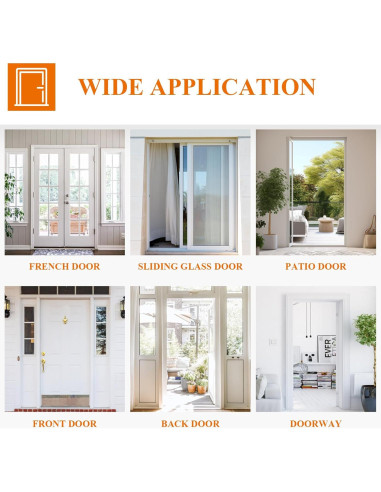 Cortina de Puerta Aislante Térmica MAGZO 91.44x203.2cm Gris