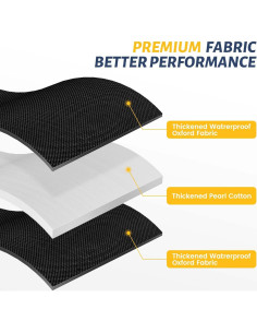 Sombra de Ventana Plegable Funomo para RV 63.5x40.6cm Blackout 2