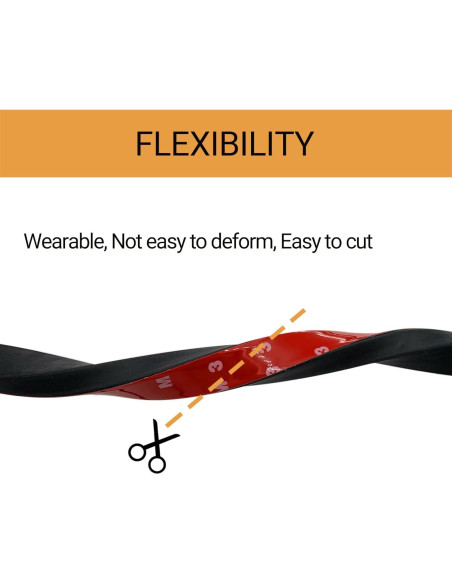 Tira de Sellado de Goma EPDM PACIXU 20 pies Negro Tira de Sellado de Goma EPDM PACIXU 20 pies Negro