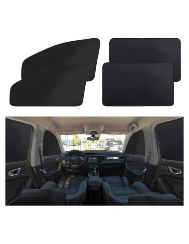 Cortinas de Privacidad para Auto XCBYT - 4 Piezas Sombra Magnética