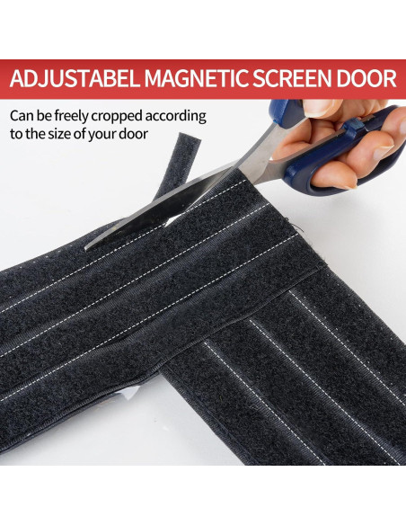 Cortina de Puerta Aislante Veanusiver Ajustable 74-86cm x 200-210cm Cortina de Puerta Aislante Veanusiver Ajustable 74-86cm x 200-210cm